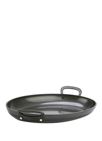 Greenpan Craft Çift Kulplu Oval Çelik Balık Tavası 40 Cm Siyah -1