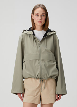 Rains Kadın Suva Hardshell Açık Yeşil Ceket Xs -1