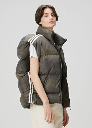 Adidas Kadın X Avavav Koyu Gri Puffer Yelek Siyah S