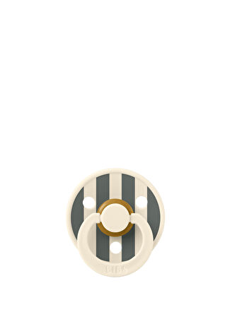 Bibs Bebek Studio Colour Block Ivory Pine Kauçuk Emzik 6+ Ay -1