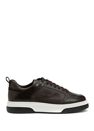 Beymen Club Erkek Koyu Kahverengi Deri Sneaker 44 -1