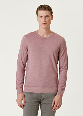 Beymen Collection Collection Erkek Pembe Yün Basic Kazak M