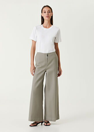 Toteme Kadın Gri Wide Leg Pantolon 38 It