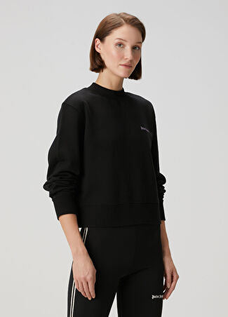 Palm Angels Kadın Siyah Sweatshirt Xs