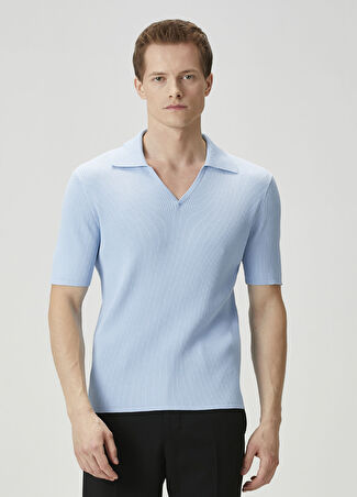 Sandro Erkek Phoebe Mavi Polo T-Shirt M