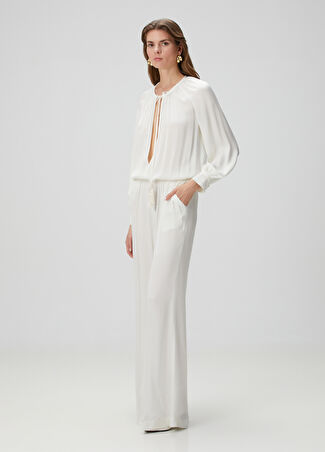 Tom Ford Kadın Beyaz Maksi Tulum 36 It -1