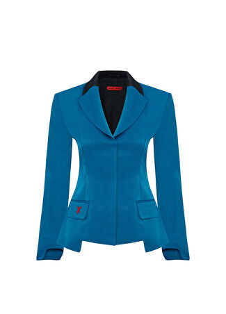 Pcfg Kadın Maroccan Blue Rayon Blazer Ceket Mavi Xs -1