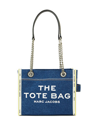 Marc Jacobs Kadın The Small Tote Mavi Denim Alışveriş Çantası