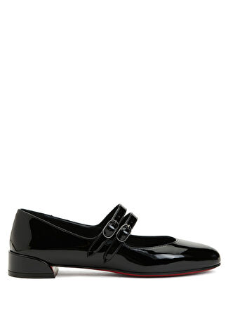 Christian Louboutin Kadın Siyah Deri Babet 36 -1