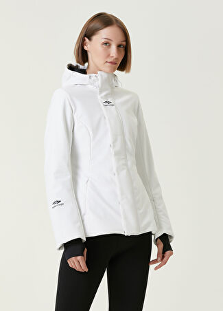Balenciaga Kadın Beyaz Kapüşonlu Mont 36 It