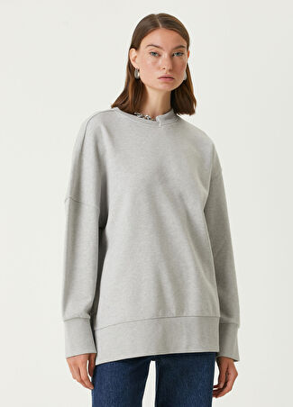 Stella Mccartney Kadın Gri Zincir Detaylı Sweatshirt S