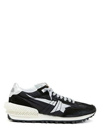 Golden Goose Kadın Marathon Siyah Silver Sneaker 36