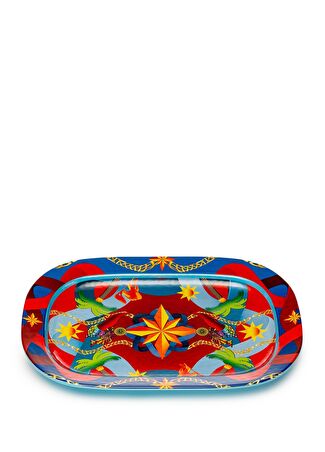 Lamart Mediterrano Colorblocked Melamin Tepsi Çok Renkli