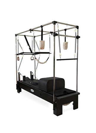 Sportline Black Edition Combo Cadillac Pilates Ekipmanı Siyah -1