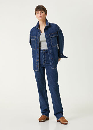 Network Kadın Koyu Indigo Mavi Denim Pantolon Lacivert 27