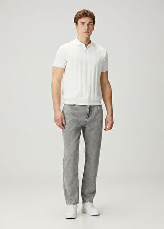 Academia Erkek Gri Oversized Jean Pantolon 29