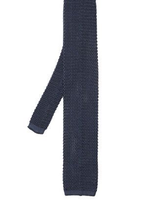 Pal Zileri Erkek Mavi Örgülü İpek Kravat