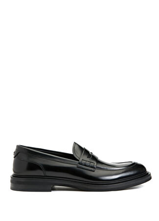 Dolce&gabbana Erkek Siyah Deri Loafer 43.5 -1