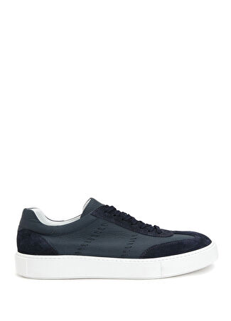 Network Erkek Lacivert Deri Sneaker 40