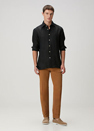 Kiton Erkek Kahverengi Jean Pantolon 32 Us -1