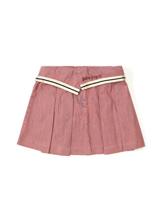 Palm Angels Kız Çocuk Pembe Denim Etek 14 Yaş Us