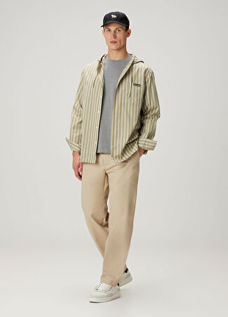 Maison Kitsune Erkek Pantolon Bej 44 Fr