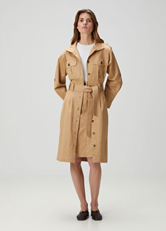 A.p.c.  Kadın Bej Pardesü 38 It