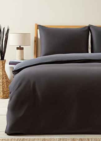 Chakra Bettie Antrasit Füme King Size Nevresim Seti 230x220 Cm -1