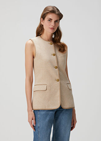 Rag&bone Kadın Bej Yelek 2 Us