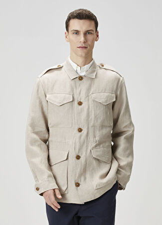 Polo Ralph Lauren Erkek Keten Kaban Gri M