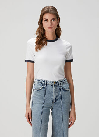 Rag&bone Kadın Mia Beyaz T-Shirt Xs