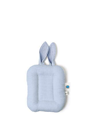 Deux Lapins Endless Blue Müslin Bebek Emzirme Yastığı Mavi - 1