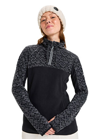 Roxy Kadın Sayna Polar Yarım Fermuarlı Spor Sweatshirt Xs -1