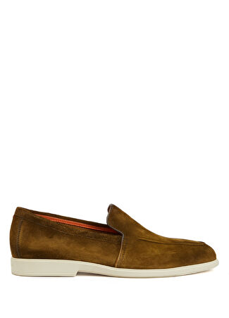 Santoni Erkek Malibu Yeşil Deri Loafer 8 Uk -1