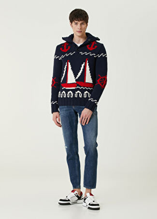 Dolce&gabbana Erkek Mavi Yıpratma Detaylı Jean Pantolon 56 It -1