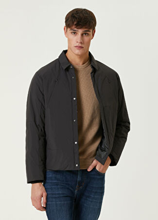 Alpha Industries Erkek Siyah Kapitoneli Mont Xs