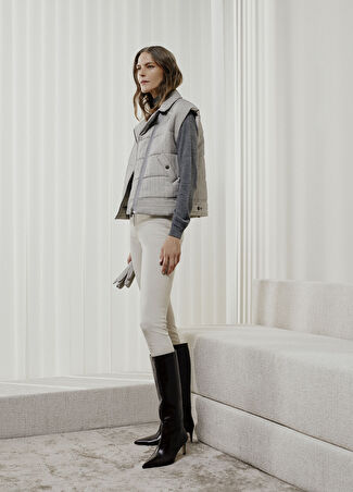 Beymen Collection Collection Kadın Dar Paça Basic Pantolon Gri 40