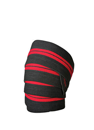Harbinger Red Line Knee Wraps 78 Ağırlık Kaldırma Bandı Siyah -1