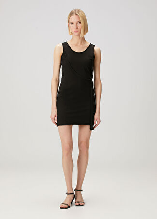 Helmut Lang Kadın Siyah Mini Elbise S