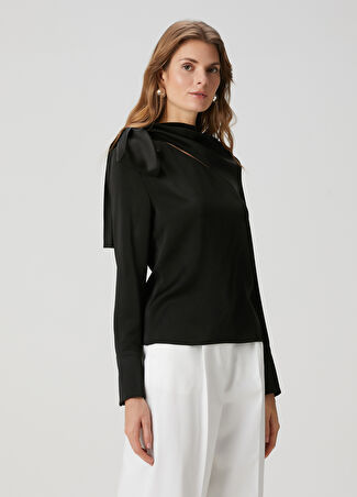 Givenchy Kadın Siyah Gömlek 38 It - 1