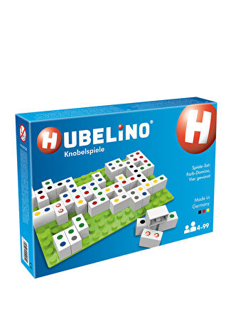 Hubelino Çocuk 410054 Mind Game Gökkuşağı Domino Taşları 71 Parça Kutu Oyunu -1