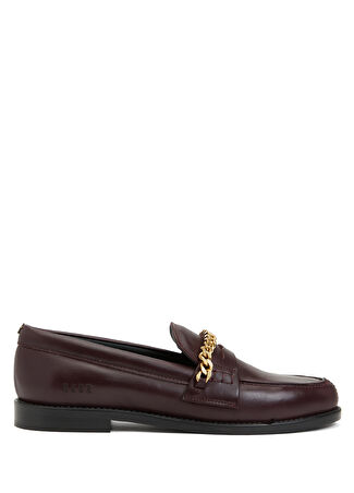 Golden Goose Kadın Bordo Deri Loafer 39 -1