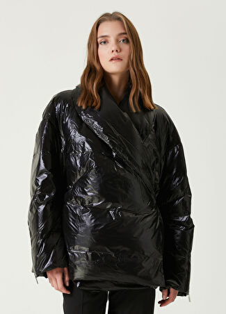Helmut Lang Kadın Apex Cocoon Siyah Puff Mont M