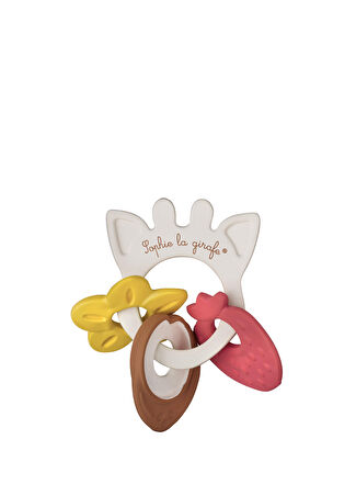 Sophie La Girafe Bebek Fragraces Diş Kaşıyıcı Halkalar Beyaz -1