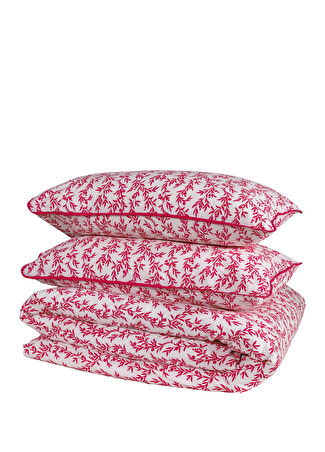 Griemay Pure Viva Magenta Beyaz Pembe Battal Boy Nevresim Takımı 240x220 Cm -1