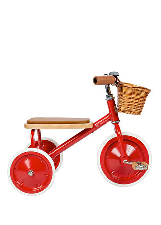 Banwood Çocuk Vintage Trike Kırmızı Bisikleti -1