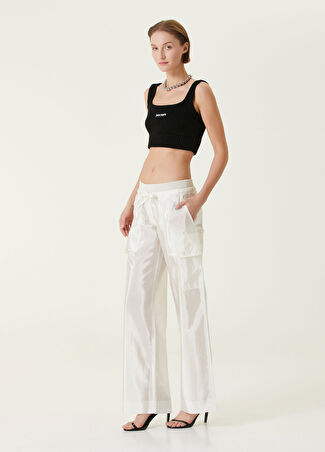 Palm Angels Kadın Krem Pantolon Bej 38 It