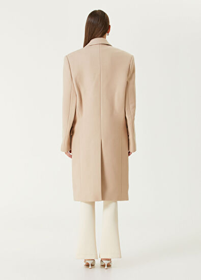 Wardrobe Nyc Bej Yün Kaban - 5