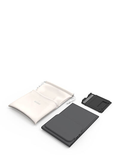 Wiwu FMK-05 Grey Foldable Bluetooth Keyboard and Desk Phone Stand - 4
