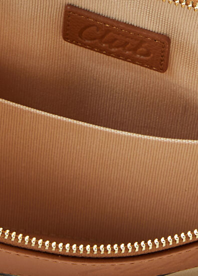 Beymen Club Beige Patterned Women's Clutch - 5